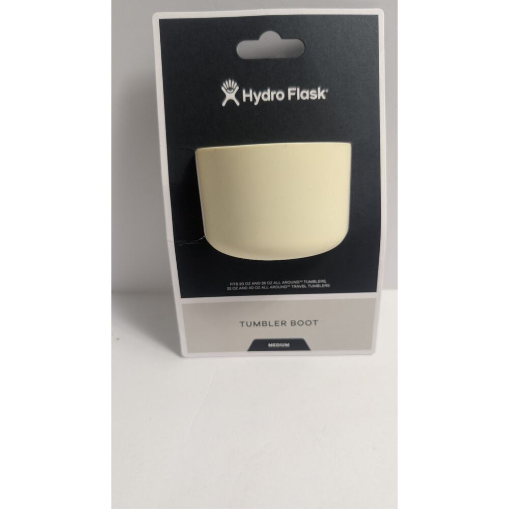 Hydro Flask Medium Tumbler Boot Coconut Fits 20oz 28oz 32oz 40oz TBM139 NEW